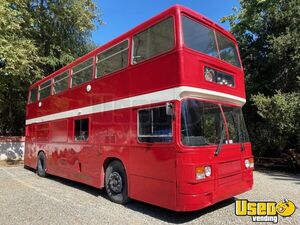 1984 Olympian Wood-fired Pizza Double Decker Bus Pizza Food Truck California Diesel Engine for Sale