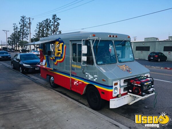 1984 P30 Step Van Espresso Coffee Truck Coffee & Beverage Truck California Gas Engine for Sale