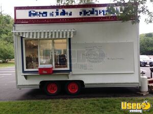 1985 Concession Trailer Kitchen Food Trailer Cabinets Massachusetts for Sale