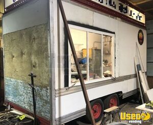 1985 Concession Trailer Kitchen Food Trailer Exterior Customer Counter Massachusetts for Sale