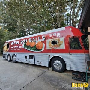 Live Aboard Bus Life Adventure Food Truck- Silver Eagle Motor Coach Food Truck Conversion Diesel for Sale in Georgia!