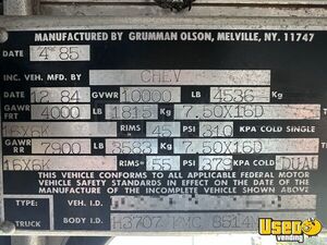 1985 P30 All-purpose Food Truck Electrical Outlets Maryland Gas Engine for Sale