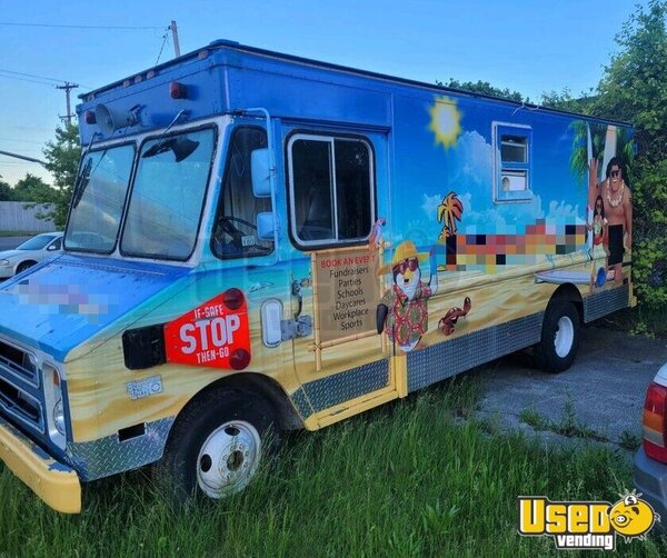 1985 P30 Step Van Food Truck All-purpose Food Truck Michigan Gas Engine for Sale