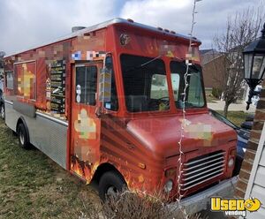 1985 P30 Step Van Kitchen Food Truck All-purpose Food Truck Stainless Steel Wall Covers Ohio Gas Engine for Sale