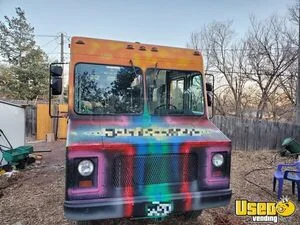 1985 P3500 Kitchen Food Truck All-purpose Food Truck Stainless Steel Wall Covers Colorado Gas Engine for Sale