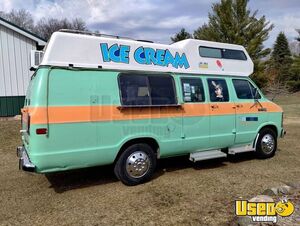 1985 Ram B350 Extended Van Ice Cream Truck Air Conditioning Michigan Gas Engine for Sale