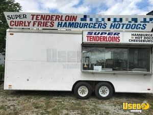 1986 Cew 202 Vc34772 Food Concession Trailer Concession Trailer Spare Tire Indiana for Sale
