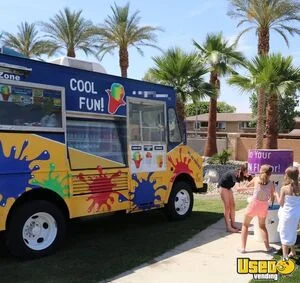 1986 P3500 Snowball Truck Concession Window California Gas Engine for Sale