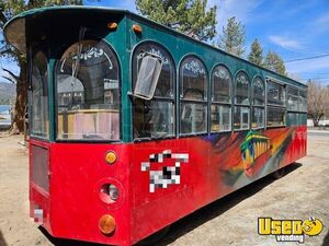 1986 Trolley Food Truck All-purpose Food Truck California Gas Engine for Sale
