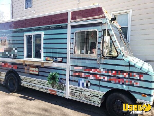 1987 E350 Step Van Kitchen Food Truck All-purpose Food Truck Hand-washing Sink Connecticut Gas Engine for Sale