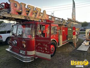 1987 Ladder Truck Pizza Food Truck Cabinets Florida Diesel Engine for Sale