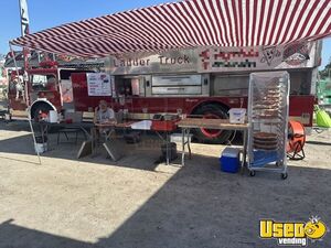 1987 Ladder Truck Pizza Food Truck Propane Tank Florida Diesel Engine for Sale