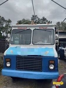 1987 Step Van Soft Serve Ice Cream Truck Ice Cream Truck Diamond Plated Aluminum Flooring Florida for Sale