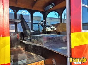 1987 Trolley Bus All-purpose Food Truck Soft Serve Machine Arizona Gas Engine for Sale