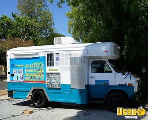 1988 G3500 Vandura Ice Cream Truck Ice Cream Truck Concession Window California Diesel Engine for Sale