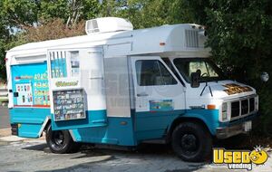 1988 G3500 Vandura Ice Cream Truck Ice Cream Truck Spare Tire California Diesel Engine for Sale
