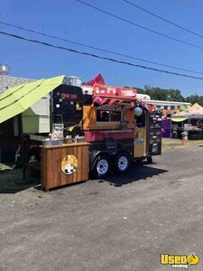 1988 Livest Food Concession Trailer Kitchen Food Trailer Prep Station Cooler Massachusetts for Sale