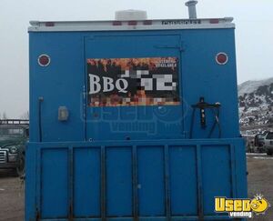 1988 P30 Barbecue Food Truck Barbecue Food Truck Shore Power Cord Wyoming Gas Engine for Sale