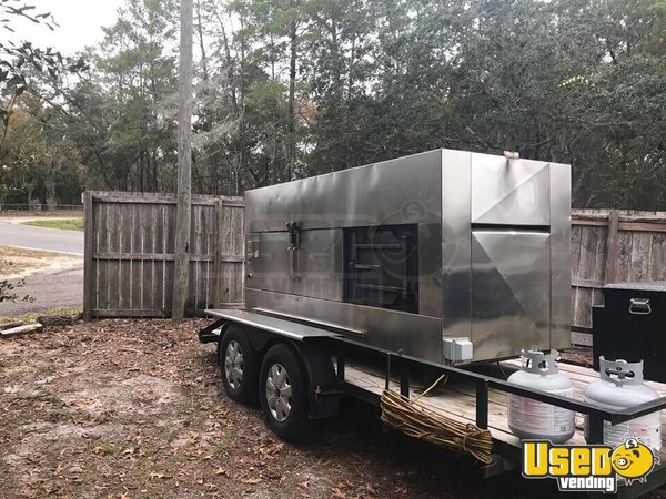 1988 Sse Open Bbq Smoker Trailer Florida for Sale