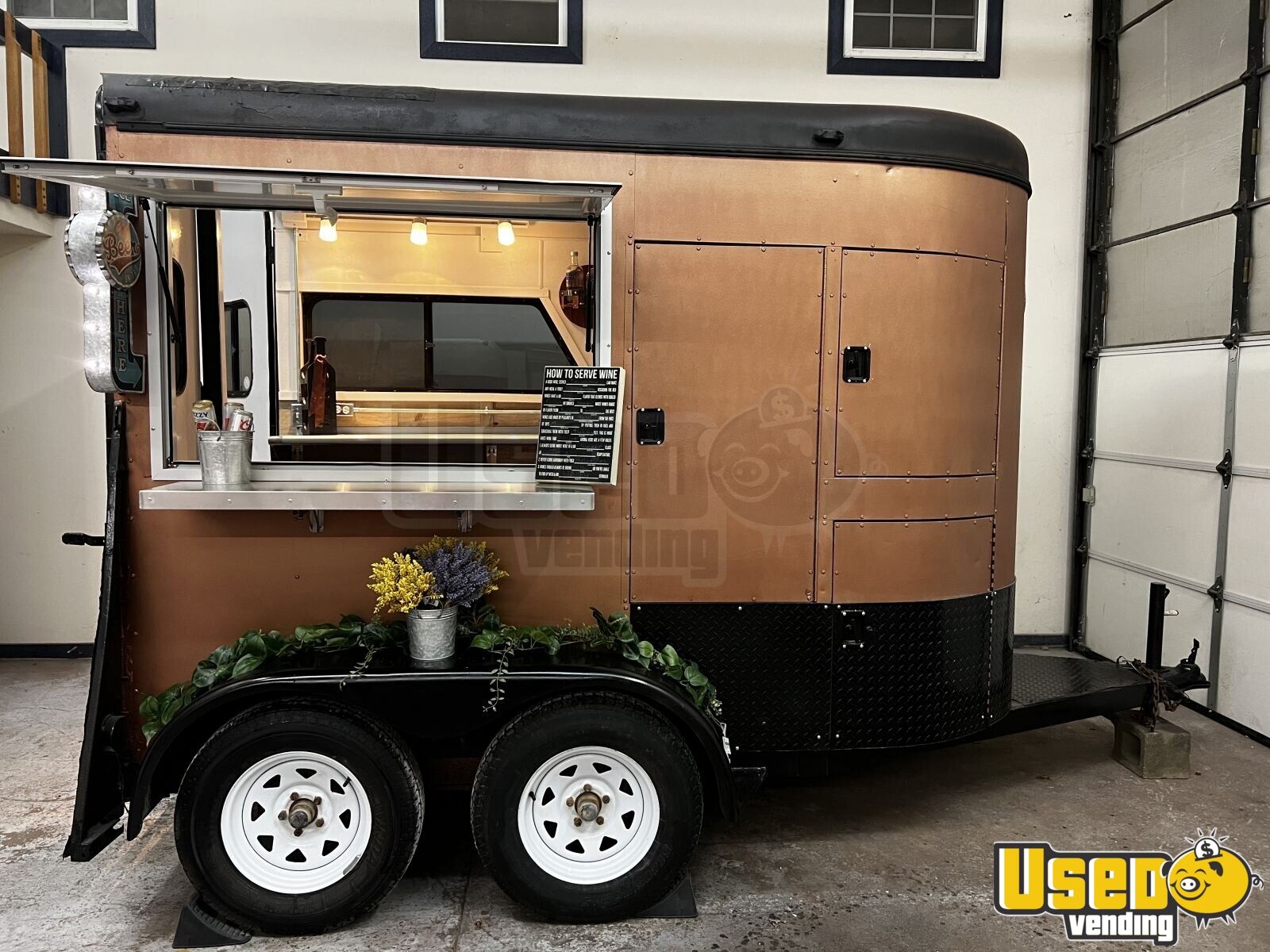 6' x 10' Horse Trailer Concession Conversion Mobile Coffee/Bar