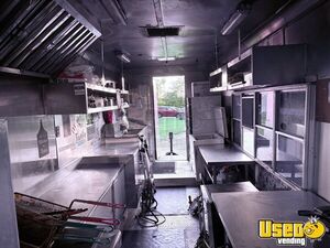 1989 Box Trailer Kitchen Food Trailer Stainless Steel Wall Covers Florida for Sale