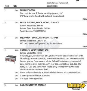 1989 Cosr Kitchen Food Trailer Fryer South Carolina for Sale