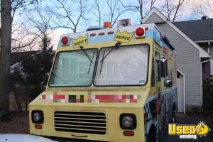 1989 E350 Ice Cream Truck Ice Cream Truck Diamond Plated Aluminum Flooring New Jersey Gas Engine for Sale