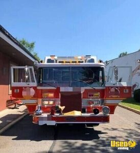 1989 Fire Engine Party / Gaming Truck Party / Gaming Trailer Diamond Plated Aluminum Flooring New Jersey Diesel Engine for Sale