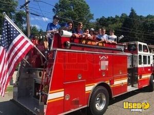 1989 Fire Engine Party / Gaming Truck Party / Gaming Trailer Exterior Customer Counter New Jersey Diesel Engine for Sale