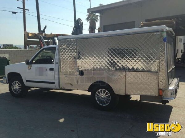 1989 Gmc 3500 Lunch Serving Food Truck California Gas Engine for Sale