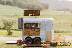 1989 Mobile Bar Beverage - Coffee Trailer Diamond Plated Aluminum Flooring Wisconsin for Sale