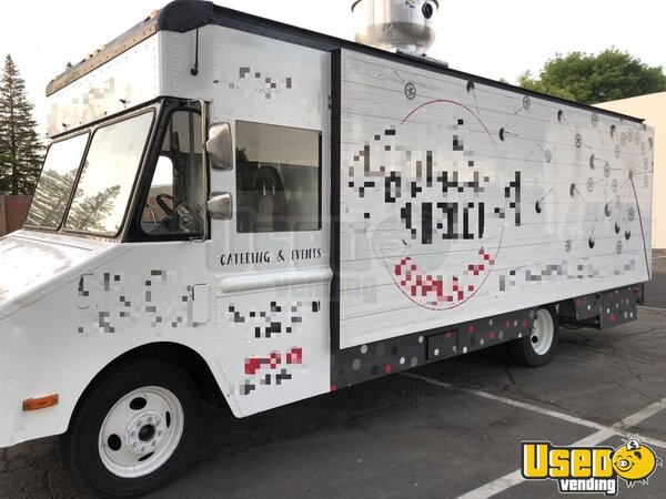 1989 Step Van Kitchen Food Truck All-purpose Food Truck California Gas Engine for Sale