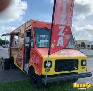 1989 Step Van Pizza Truck Pizza Food Truck Exterior Customer Counter Florida Diesel Engine for Sale