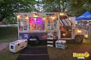 1989 Umc Utilomaster Aeromate Step Van Ice Cream Truck Diamond Plated Aluminum Flooring Michigan Gas Engine for Sale