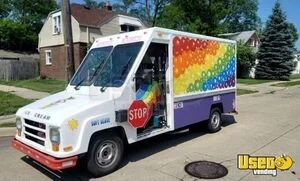1989 Umc Utilomaster Aeromate Step Van Ice Cream Truck Exterior Customer Counter Michigan Gas Engine for Sale