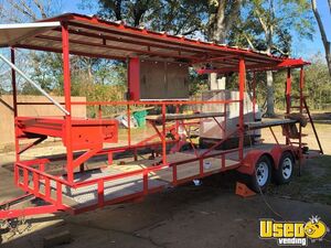 1990 Crawfish Trailer / Grass Grill Concession Trailer Cabinets Mississippi for Sale