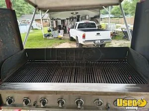 1990 Crawfish Trailer / Grass Grill Concession Trailer Electrical Outlets Mississippi for Sale