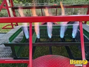 1990 Crawfish Trailer / Grass Grill Concession Trailer Floor Drains Mississippi for Sale