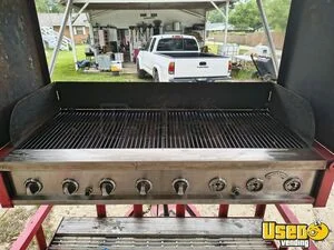 1990 Crawfish Trailer / Grass Grill Concession Trailer Interior Lighting Mississippi for Sale