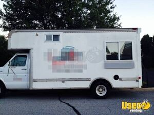 1990 E-350 Lunch Serving Food Truck Pennsylvania Gas Engine for Sale