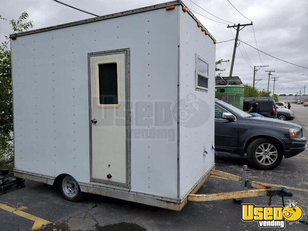 1990 Empty Concession Trailer Concession Trailer Concession Window Illinois for Sale