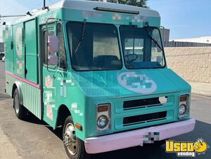 1990 P90 Ice Cream Truck Stainless Steel Wall Covers California Gas Engine for Sale