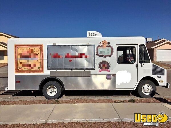 1990 Step Van Kitchen Food Truck All-purpose Food Truck Air Conditioning Texas Diesel Engine for Sale