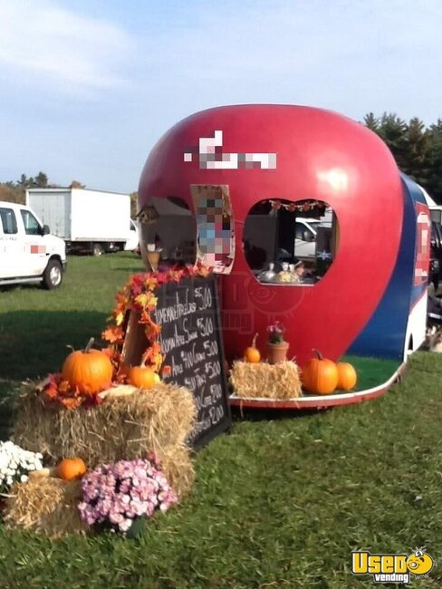 1991 Apple Food Concession Trailer Concession Trailer New Hampshire for Sale