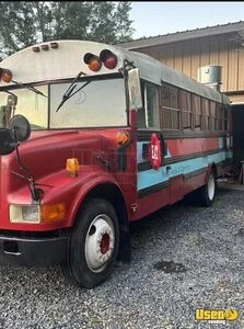 1991 Bus Conversion Food Truck All-purpose Food Truck Exhaust Hood Louisiana Diesel Engine for Sale