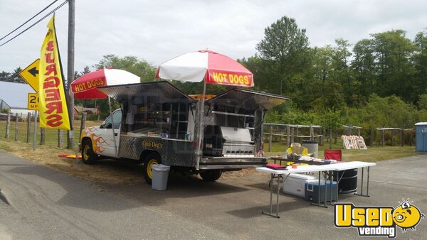 1991 Chevy Lunch Serving Food Truck Washington Gas Engine for Sale