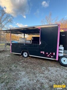 1991 Concession Trailer Concession Trailer Diamond Plated Aluminum Flooring Ohio for Sale