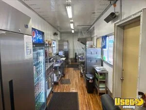 1991 Kentucky Barbecue And Kitchen Food Concession Trailer Barbecue Food Trailer Prep Station Cooler New Mexico for Sale