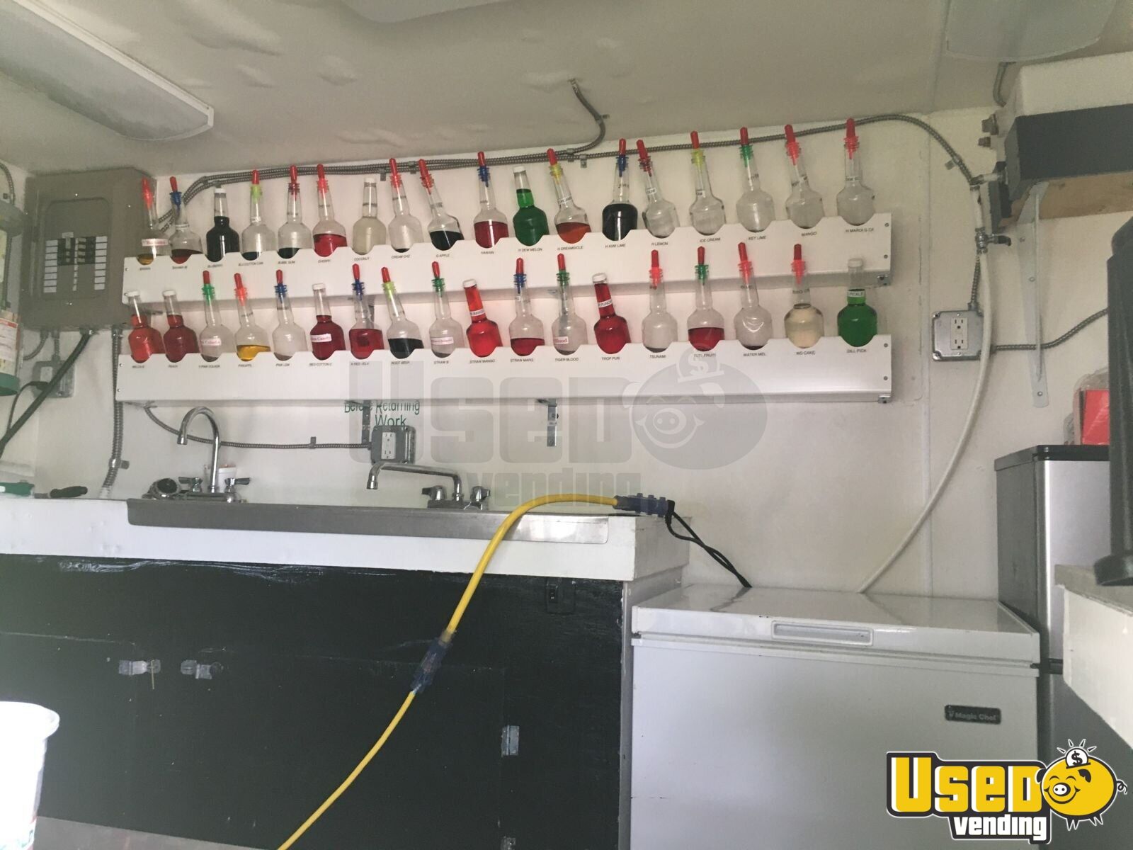 Turnkey Ready Chevrolet 3500 Step Van Shaved Ice Truck Used Snowball