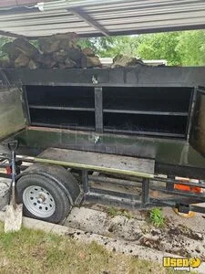 1992 Barbecue Trailer Barbecue Food Trailer Refrigerator Texas for Sale